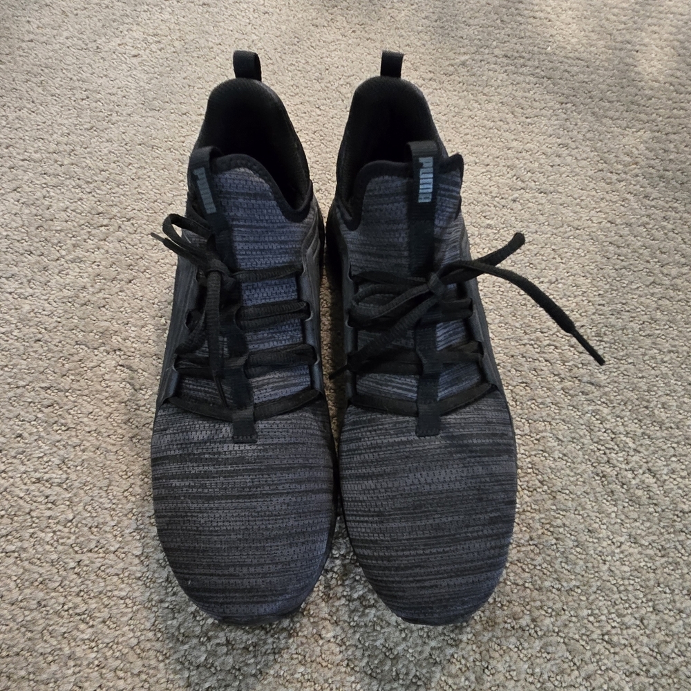 Puma NRGY Knit Shoes Black Men's 11